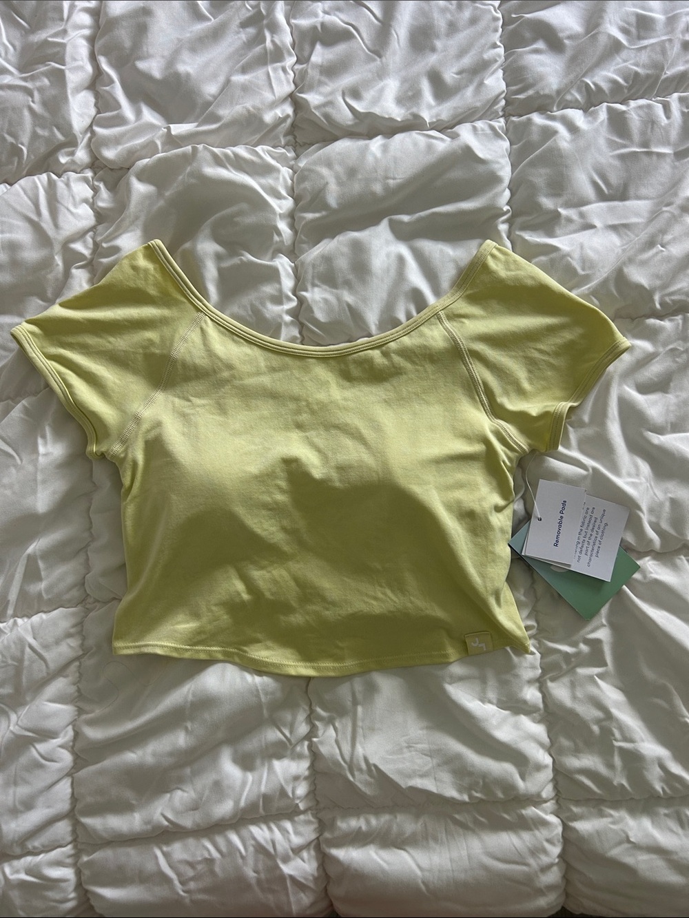 Butter Yellow athletic top